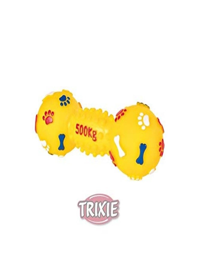 تريكسي لعبة تريكسي على شكل دمبل من الفينيل المطاطي للكلاب - متوسطة الحجم - Image 4